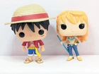 Funko Pop! Anime Monkey D. Luffy #98 & Nami #328 One Piece Cast Lot of 2