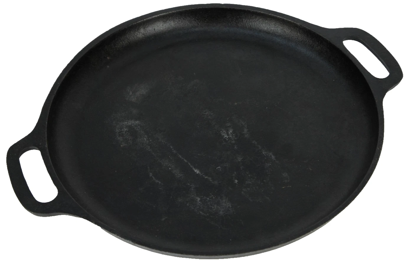 Cast Iron Round Griddle Dual Handle Pizza Pan Pre-Seasoned 13"