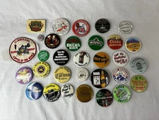 Lot Vintage Beer Pinback Buttons Coors Budweiser Corona