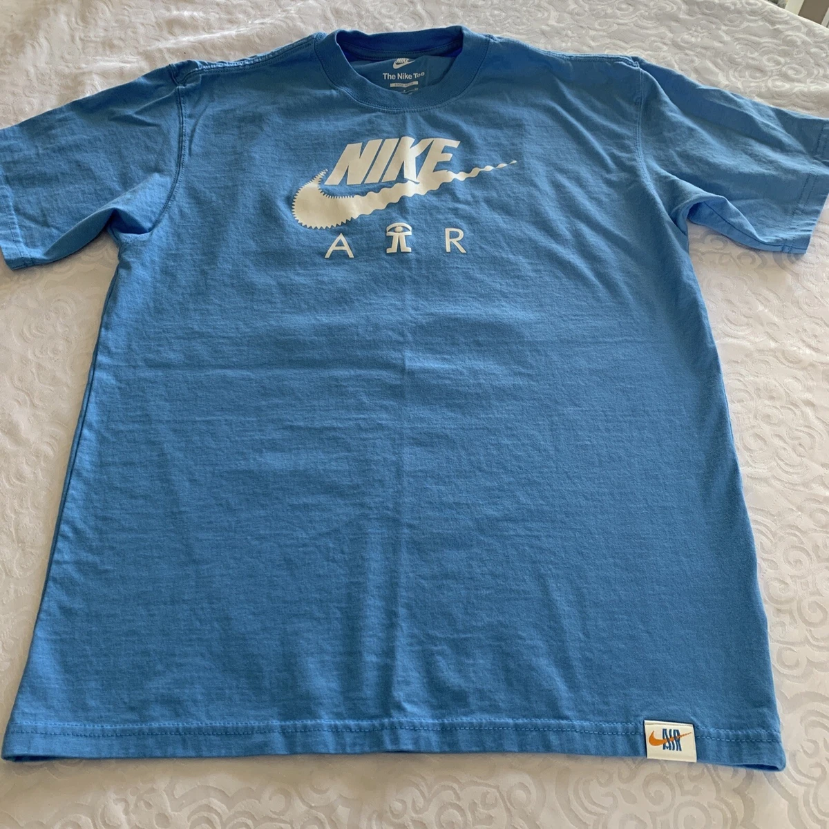 Nike air blue shirt sale