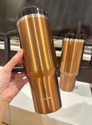 Starbucks+Stanley 40 oz Tumbler Copper Black Cold Cup Thailand