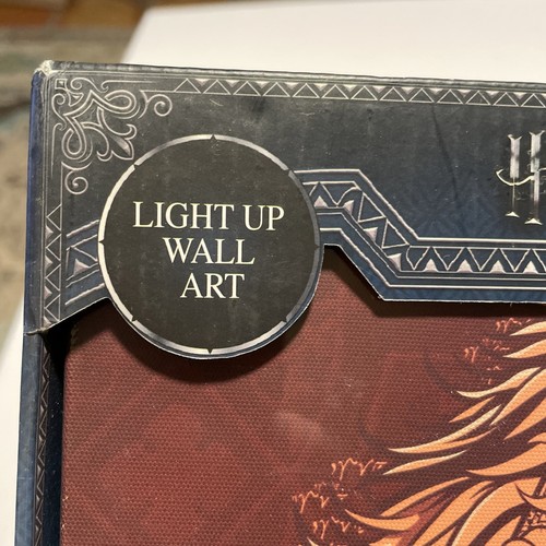 Official Harry Potter Wall Or Standup Light Luminart Canvas Wall Art Gryffindor - Picture 6 of 13