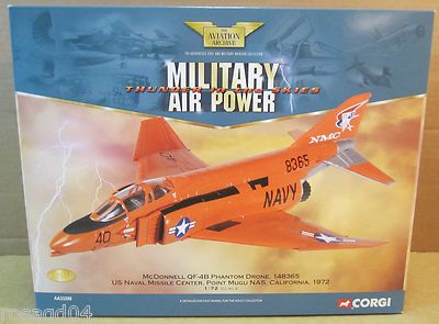 Corgi QF-4B Phantom Pilotless Aircraft Point Mugu California Die