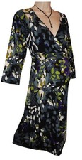 Abstract Print Maternity Dress Size M Baby Shower Liz Lange Target All-Season
