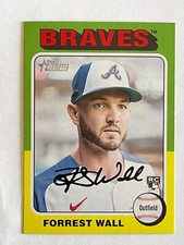 2024 TOPPS HERITAGE FORREST WALL #494 ROOKIE OUTFIELD ATLANTA BRAVES BASEBALL