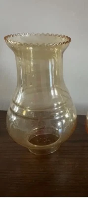 GLOBE ANCIEN EN VERRE POUR LAMPE A PETROLE OU LUMINAIRE ART DECO - Photo 1/2
