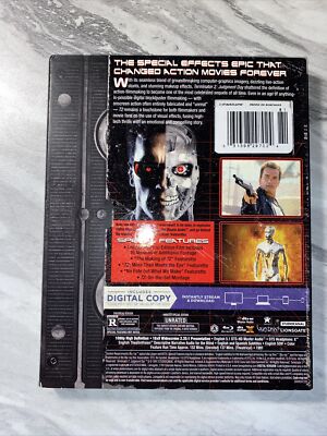 Terminator 2 Judgement Day Blu-ray/Digital Retro VHS VINTAGE