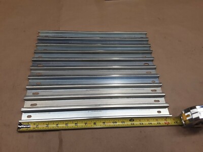 DIN RAIL SLOTTED ELECTRICAL TRACK Lot of 10 #2009C44PR4