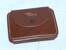 Stereo Realist | *Vintage* Leather Filters Snap Case w/ Haze Filter