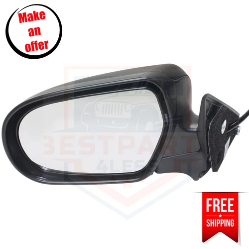 Kool Vue SU33EL Mirror Manual Folding Left Side for 05-09 Subaru Legacy, Outback