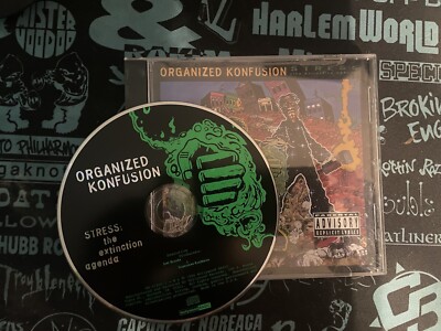 ORGANIZED KONFUSION - STRESS CD BUCKWILD ARTIFACTS PHAROAHE MONCH HIP HOP