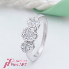 MONCARA Brillant-Ring mit 21 Brillanten ges. ca. 0,75ct - 14K/585 Weißgold