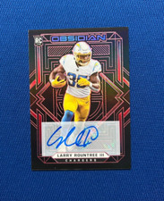 2021 OBSIDIAN LARRY ROUNTREE III CHARGERS ROOKIE RC RED ETCH AUTO /10 #146