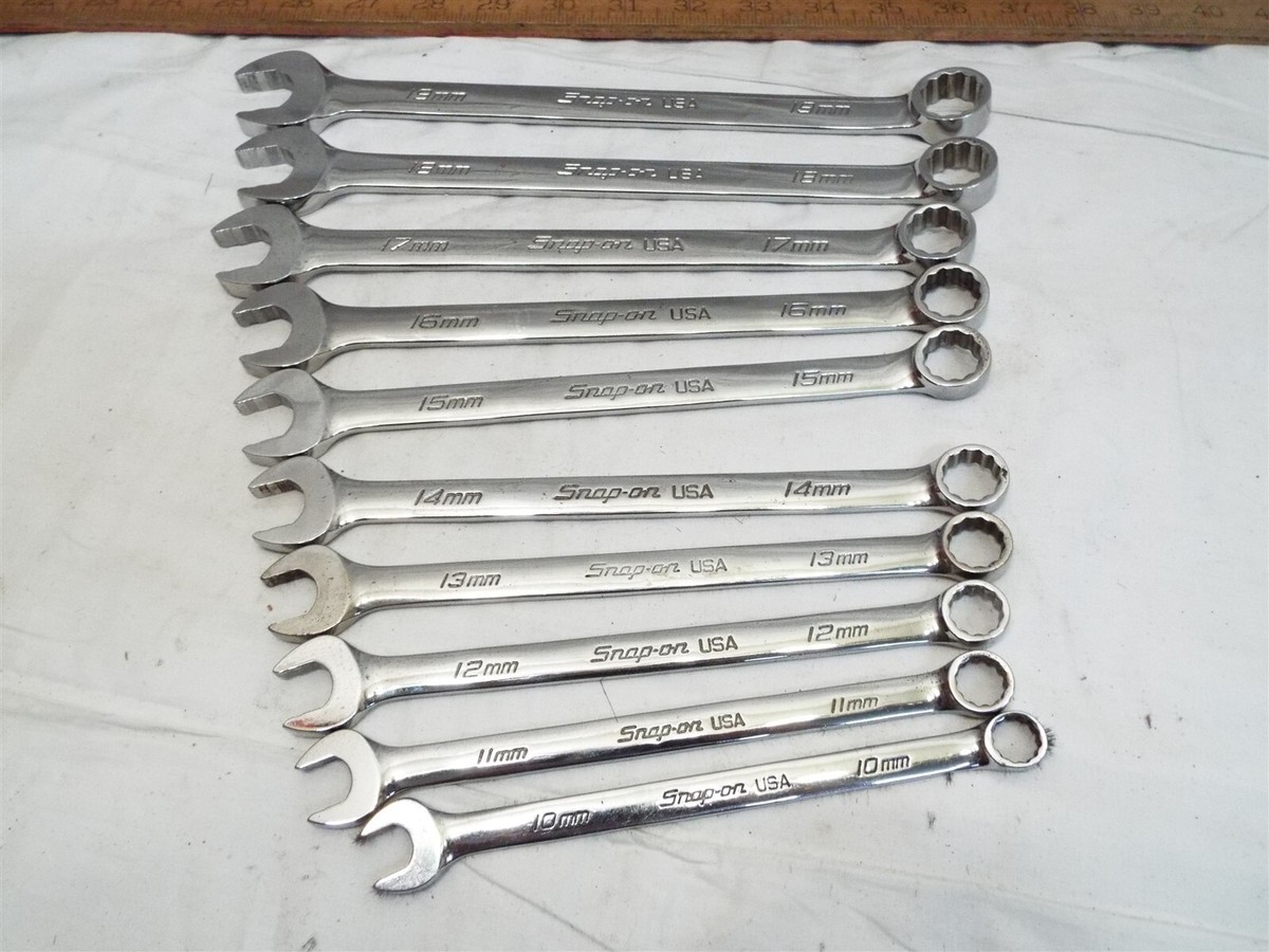 10 Snap-On Combination SOEXM710 Flank Drive Plus Metric 10 Snap-On Combination SOEXM710 Flank Drive Plus Metric