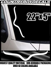 LONG HORN Vinyl Decal 22 Pillar Diesel Truck ...