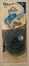 Glade Clean Linen Car Air Freshners Carded Brand New