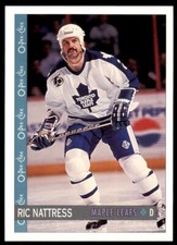 1992-93 O-Pee-Chee Ric Nattress . Toronto Maple Leafs #98