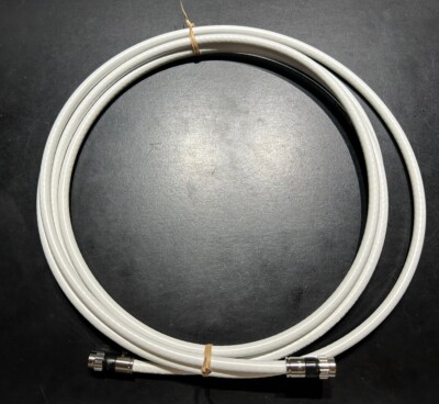 TRI-SHIELD RG6 COAXIAL PATCH CABLE 75 OHM 18AWG ANTI-UV COMPRESSION F-CONNECTORS