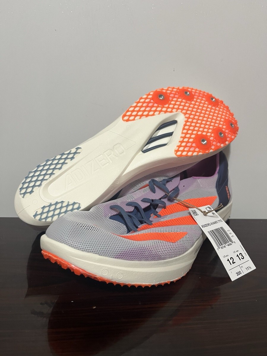 Adidas Adizero Avanti TYO Dash Gray/Orange Track Shoes  display picture 1