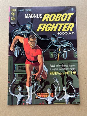 Magnus, Robot Fighter #18 1967 Magnus vs North AM (Gold Key), VF- 7.5