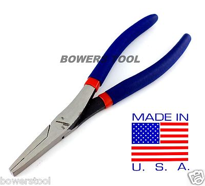 Pro America 8  Duck Bill Pliers Flat Nose Serrated MADE IN USA Plier 718