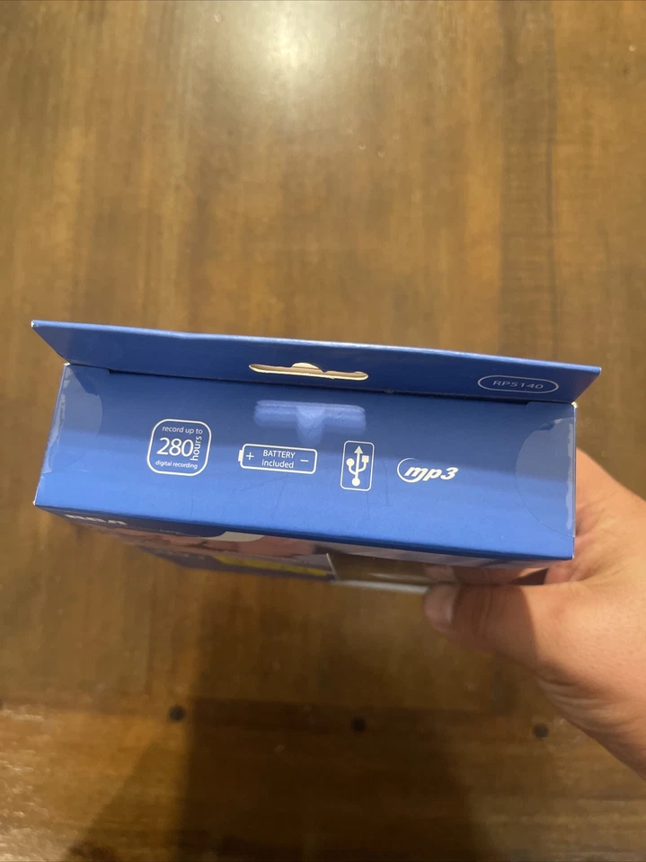 RCA RP5140-a Portable Digital Voice Recorder 1GB 276 Hours Variable Speed Play - Image 2 of 4