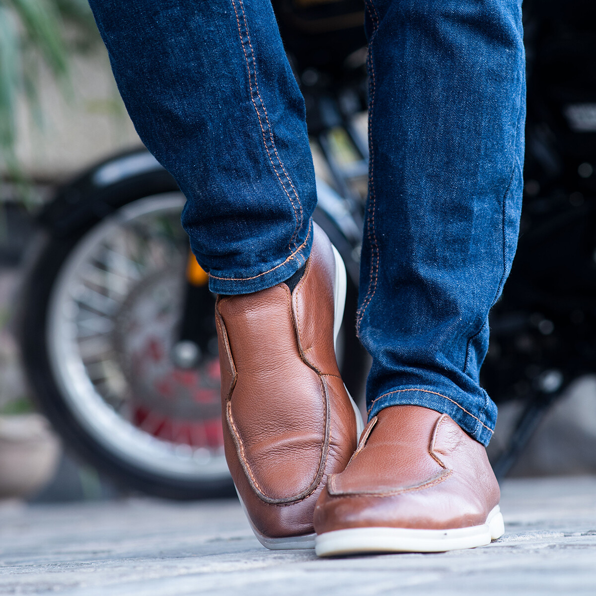 Jeans Brown Leather Loafers Mens Leather Brown Loafer Shoes