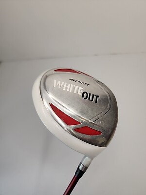 Affinity WHITE OUT 10.5* RH Graphite Reg Flex Driver Xtreme Distance III Shaft