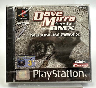 PS1 Dave Mirra Freestyle BMX Maximum Remix, Neu und Factory Sealed