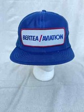 RARE Vintage Bertea Aviation Trucker Snapback...