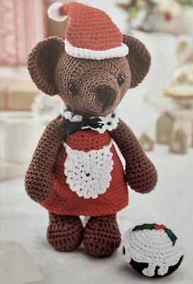 Häkelanleitung Mrs Claws Weihnachtsbär Amigurumi Spielzeug