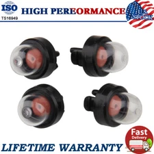 4 Pack Primer Bulb Pump Bulbs For Homelite Echo Stihl Craftsman Chainsaw Poulan