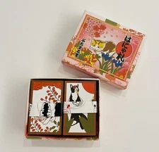 Cat Hanafuda Hanyafuda , Red , Handmade by Japanese artist Petit Circle
