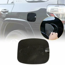 Fuel Tank Cover Gas Cap Decoration Trim Bezels for 4Runner 2010-24 Carbon Fiber