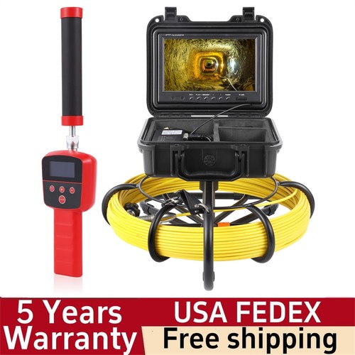 Sewer Camera With 512 Hz Locator 300 Ft 91 5m 9 Inch Pipe Camera Self sewer-camera-with-512-hz-locator-300-ft-91-5m-9-inch-pipe-camera-self