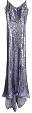 NWT Windsor beautiful Lilac long evening sequin gown dress w/ Crinoline hem 9/10