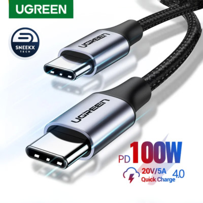 UGREEN 100W USB Type C To USB C Cable For Samsung Galaxy S24 iPhone 15