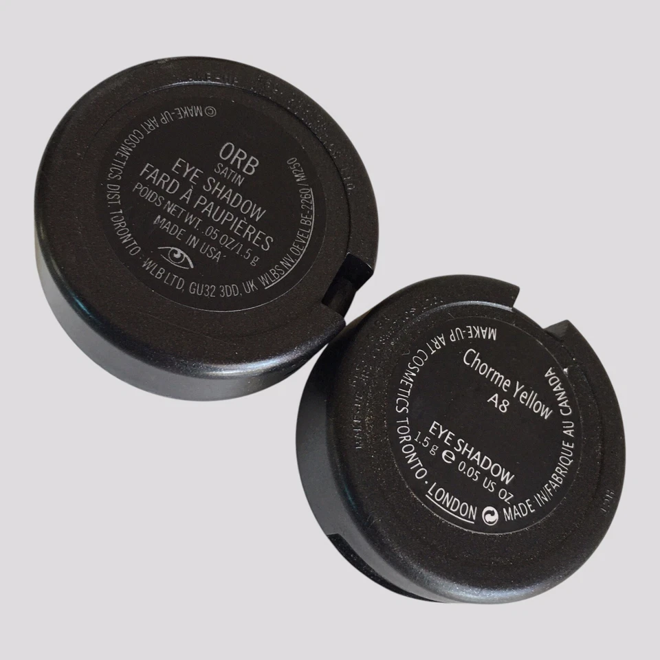 MAC Satin Eyeshadow Single Shade: ORB and MAC Eyeshadow Shade: Chrome Yellow DUO - Image 2 of 4