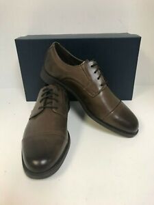 Cole Haan DUSTIN Cap Toe Oxford Brown Leather Dress Shoes C24042 