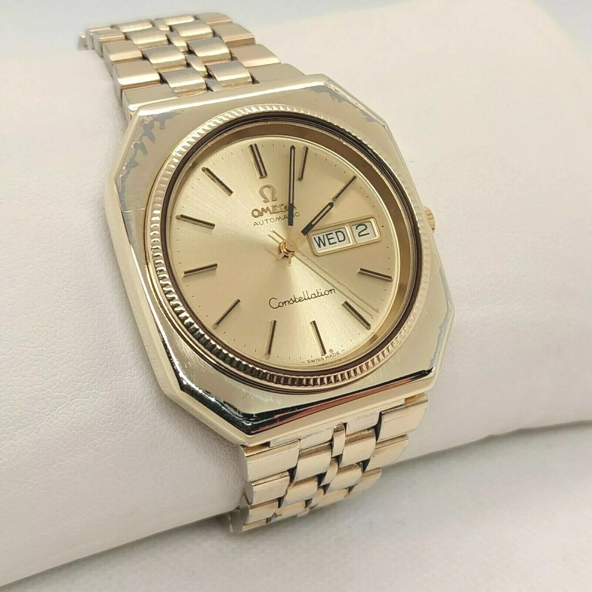 Rare OMEGA Constellation Octagonal 166.219 Automatic Day/Date Cal