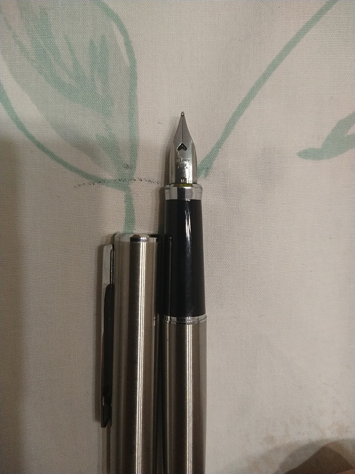 Sheaffer fountain pen, Stainless Steel Medium Nib Japan Made eBay