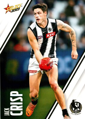 2023 Collingwood Magpies AFL Premiers Select Footy Stars Card - Jack Crisp