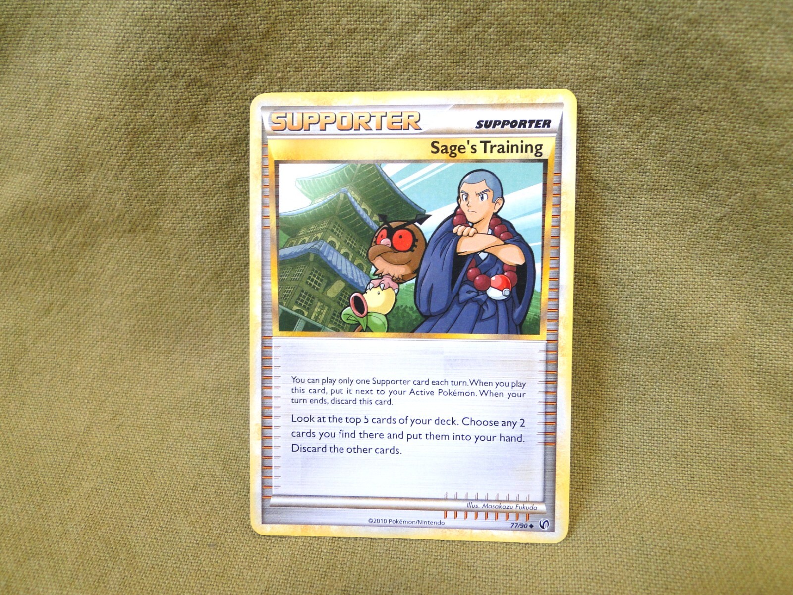Pokemon Trading Card - Undaunted: Sage's Training 77/90
