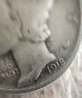 1918D MERCURY DIME 90% Silver with die crack
