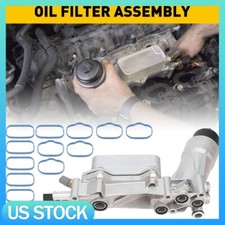 Conjunto de carcasa de filtro de enfriador de aceite de motor V6 de 3,6 L para Dodge Challenger 2011-2016