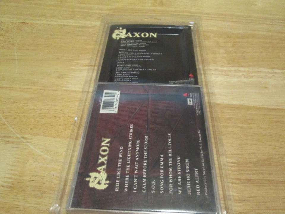 Saxon - Destiny Rare Blister Pack Longbox Hard To Find Foto 2 de 2
