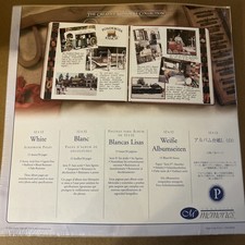 Creative Memories 12 x 12 White Album Refill Pages Old Style 15 Sheets SEALED