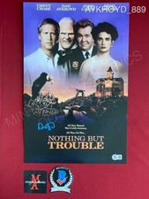 Dan Aykroyd autographed signed 11x17 photo Nothing But Trouble Beckett COA
