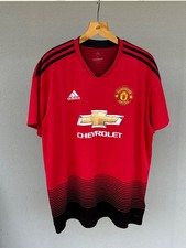 MANCHESTER UNITED 2018 2019 HOME FOOTBALL SHIRT SOCCER JERSEY ADIDAS CG0040 XL