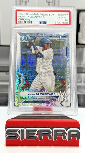 2021 Bowman Chrome 1st Mega Box Mojo Refractor Kevin Alcantara #BCP-97 PSA 10